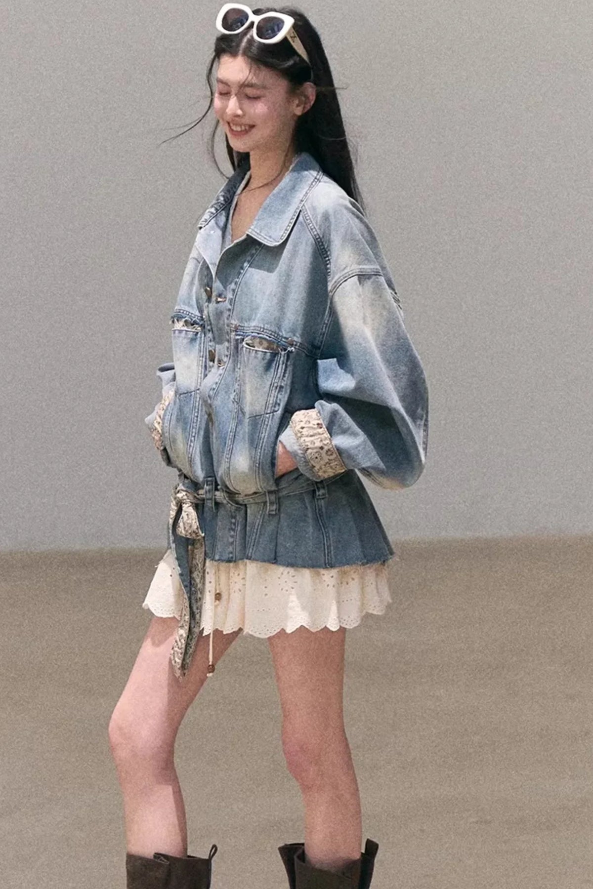 Pure Cotton Embroidered Skirt