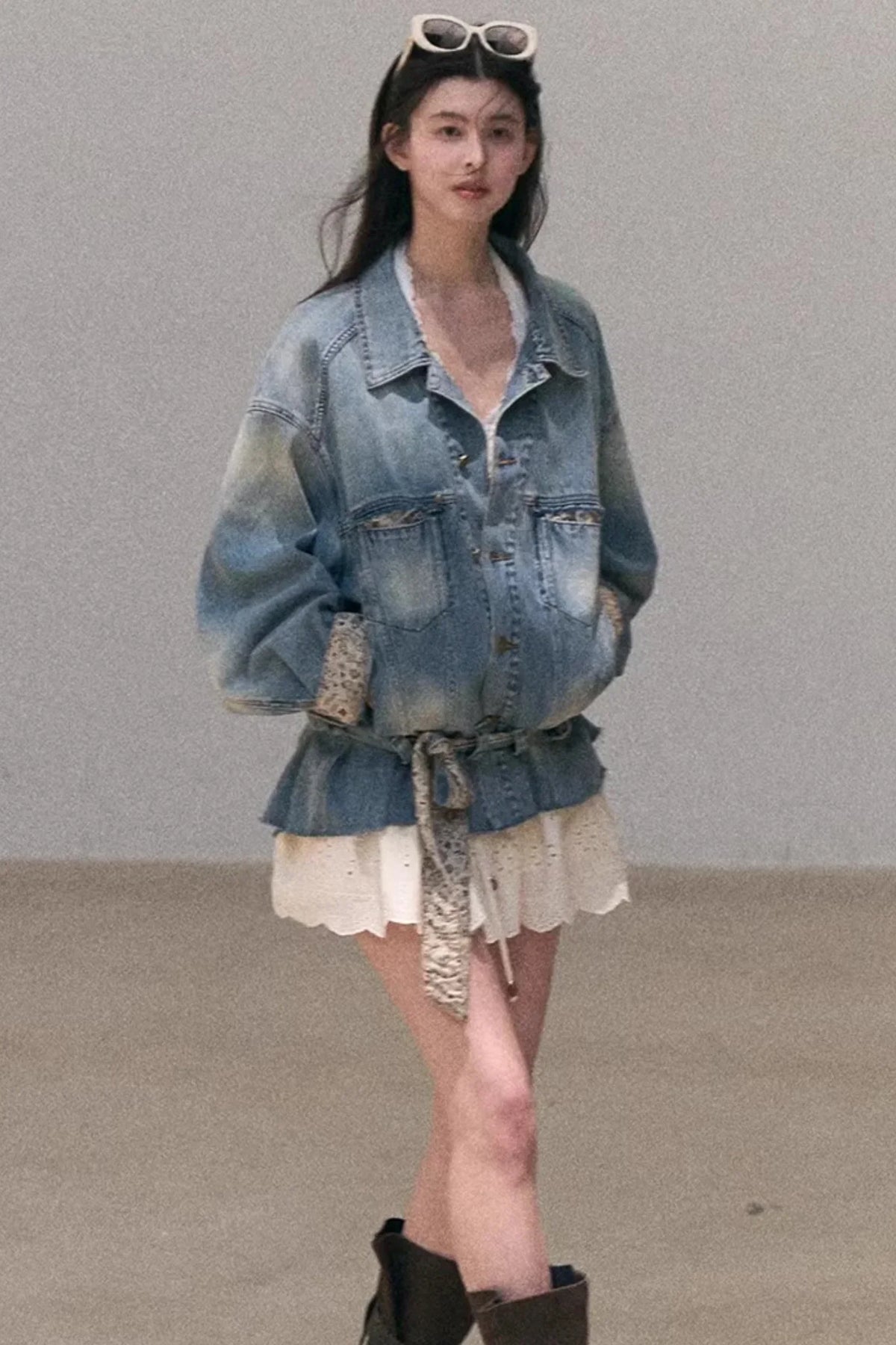 Pure Cotton Embroidered Skirt