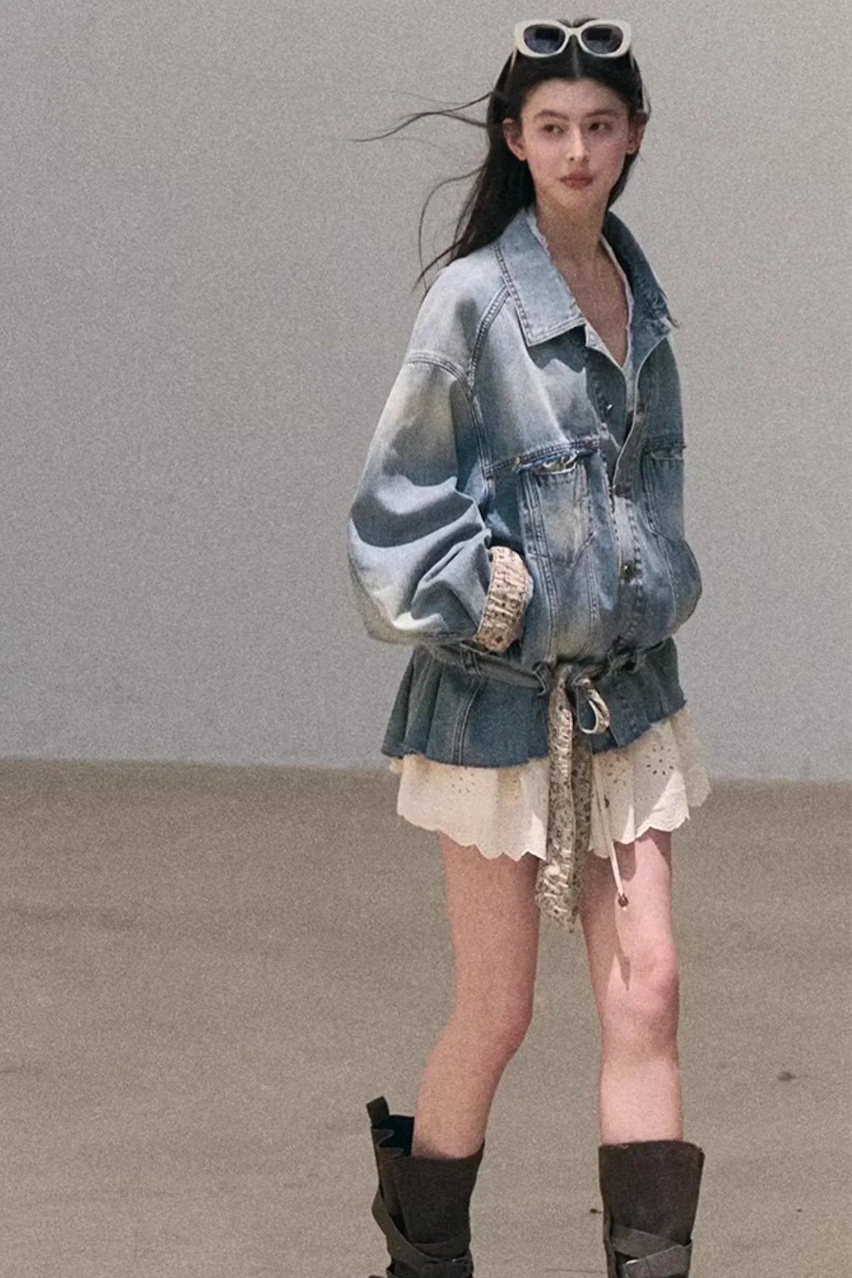 Pure Cotton Embroidered Skirt