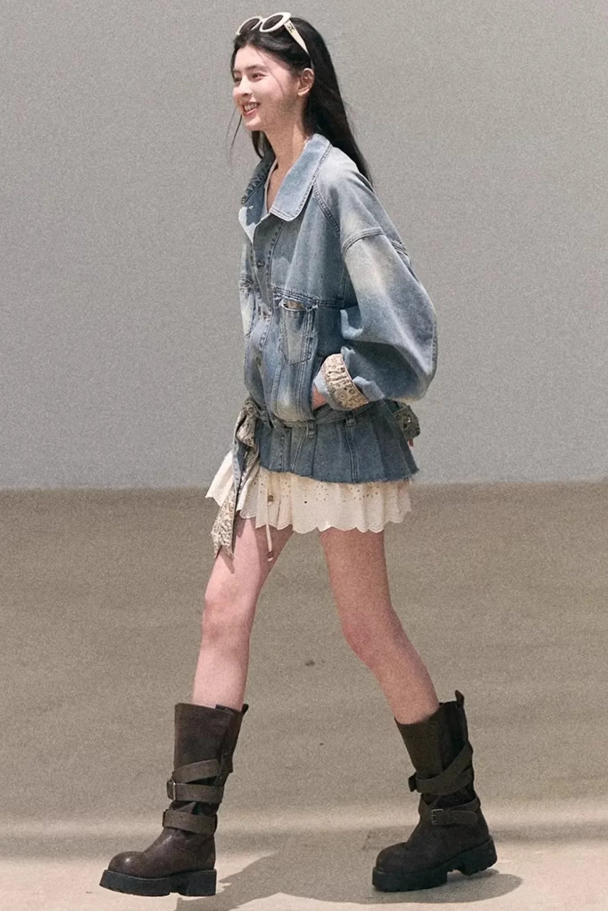 Pure Cotton Embroidered Skirt