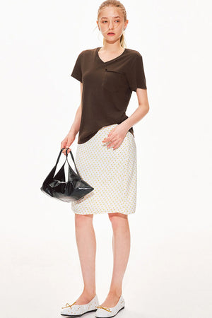 Pure Cotton V-Neck Top