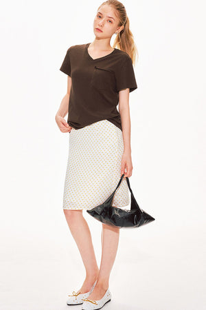 Pure Cotton V-Neck Top