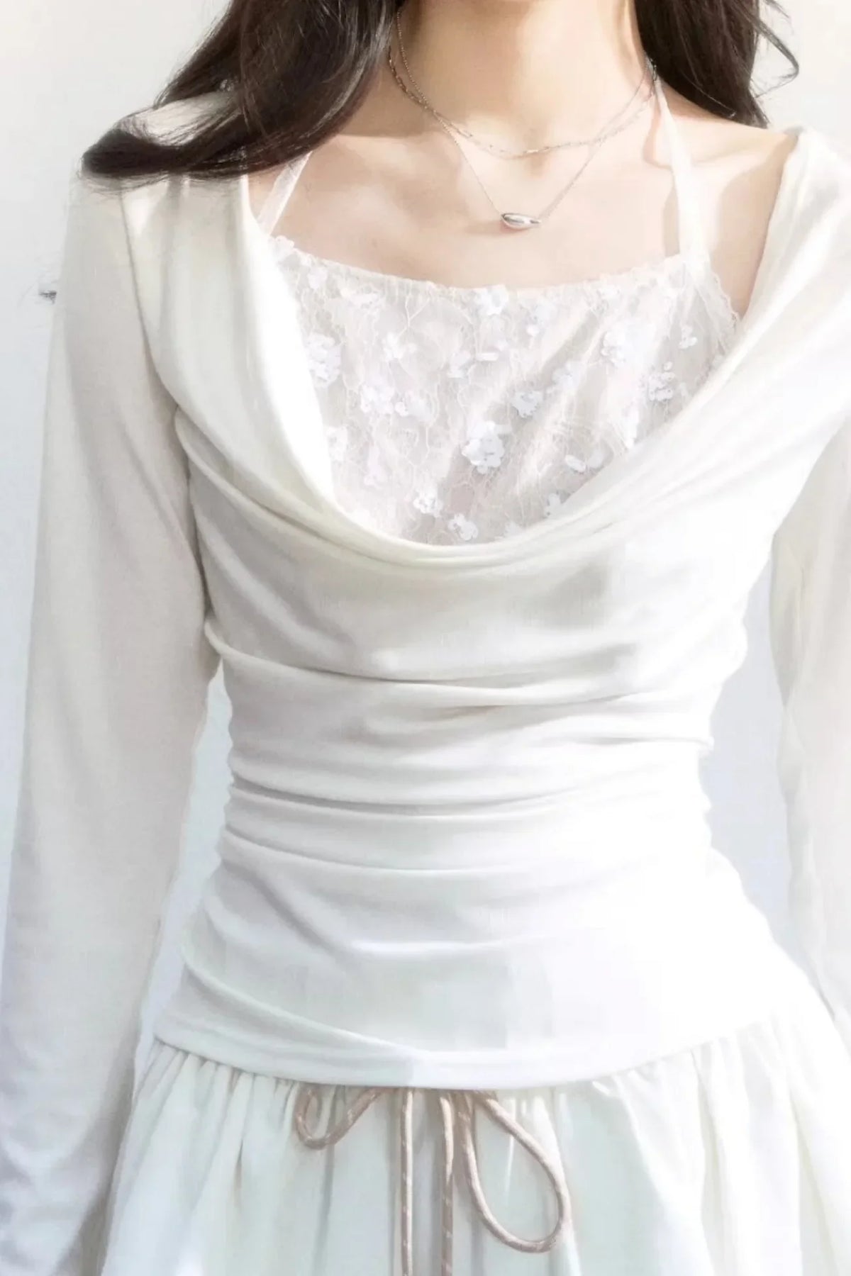 Pure Desire Blown Collar Blouse