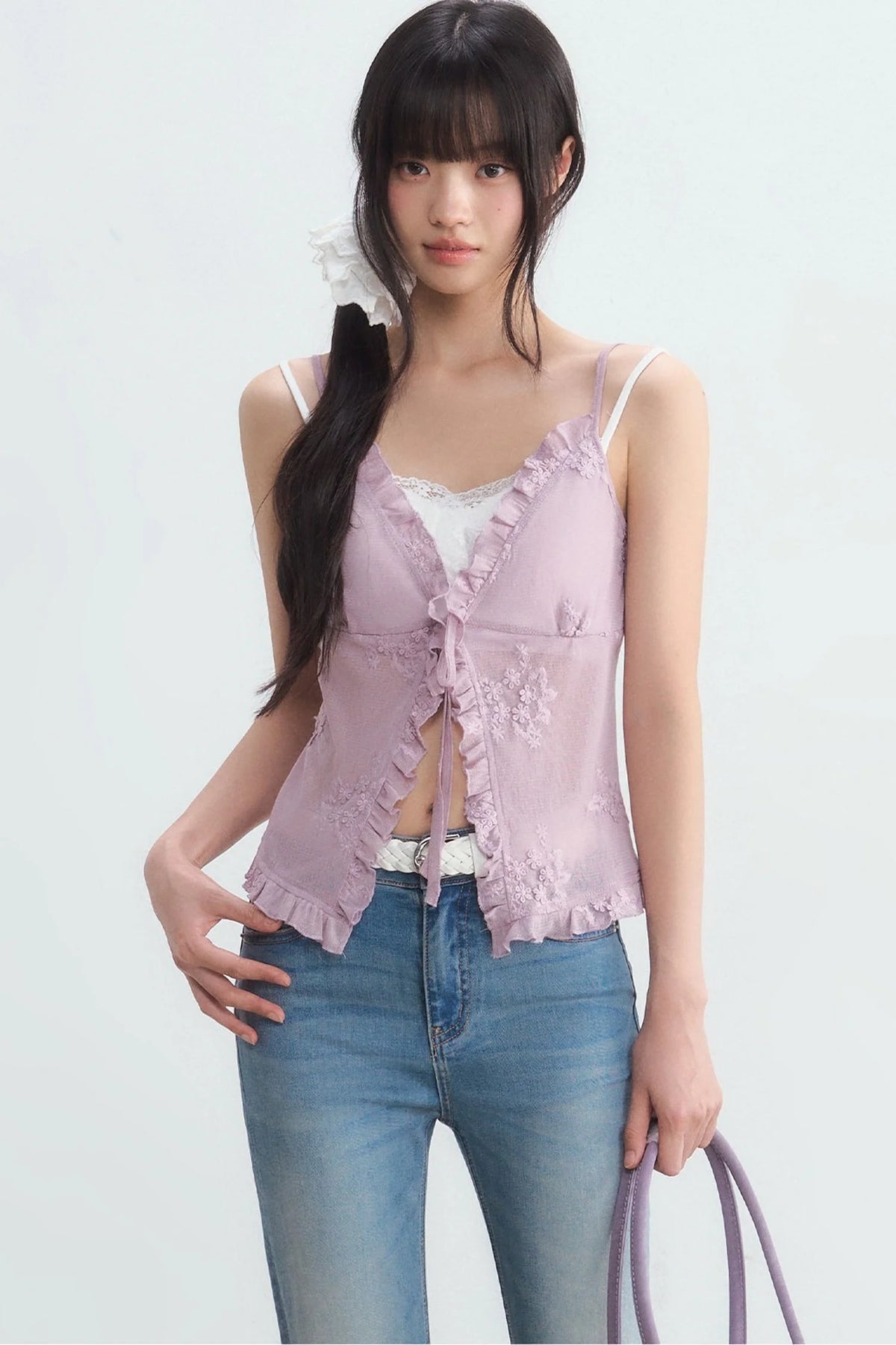 Pure Desire Style Layered Two-Piece Top Set