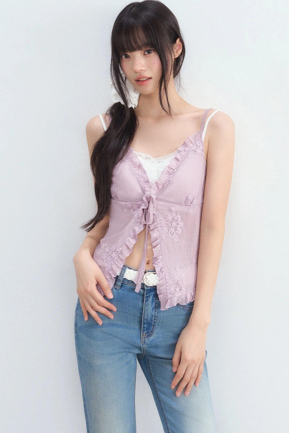Pure Desire Style Layered Two-Piece Top Set