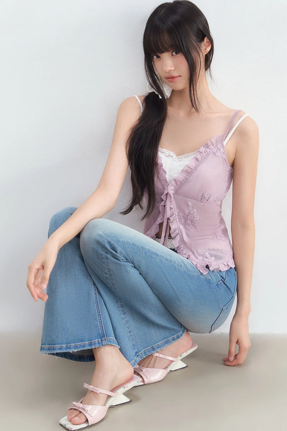 Pure Desire Style Layered Two-Piece Top Set