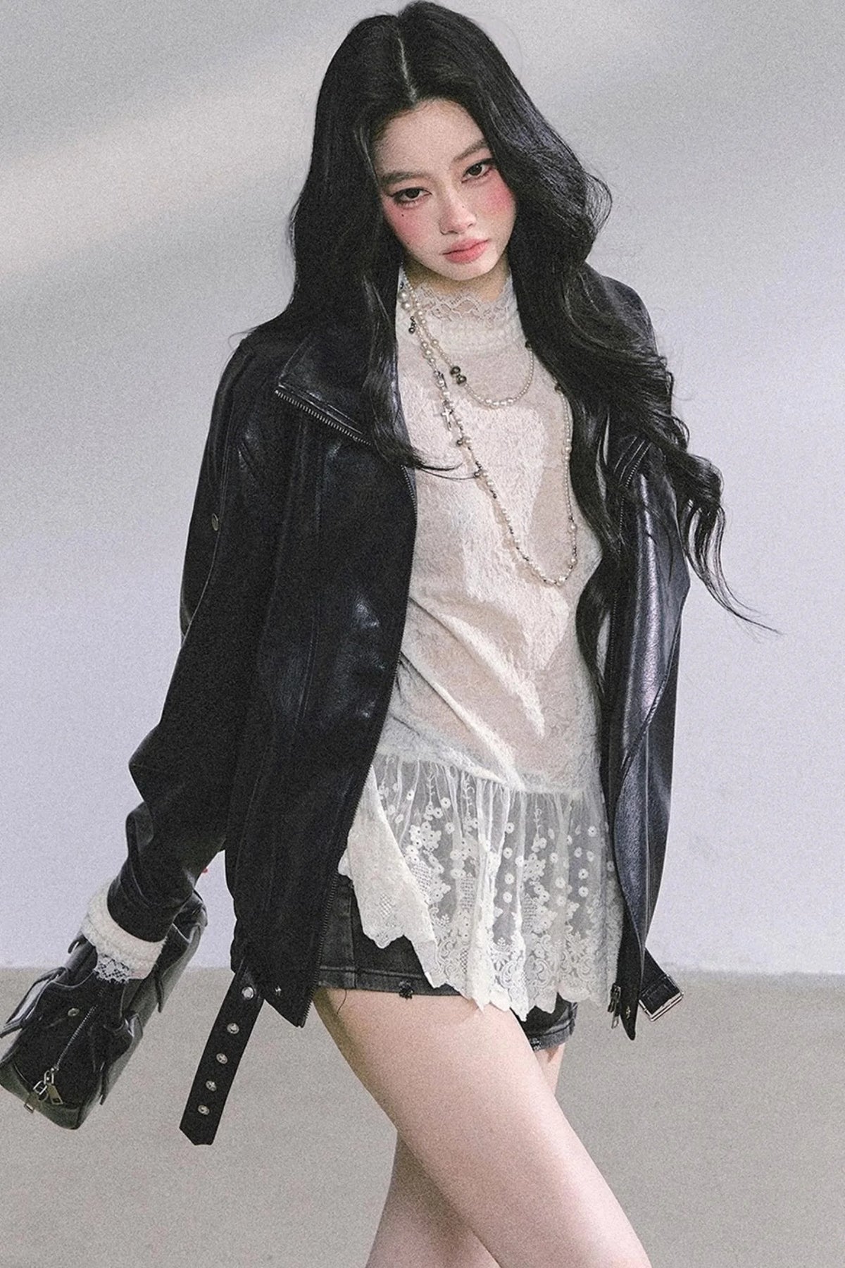Pure Hollow Lace Top