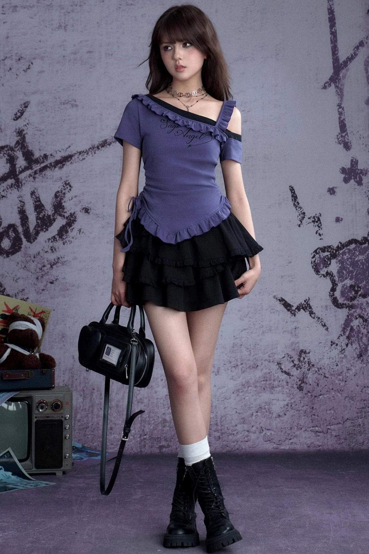 Pure Lust Purple Summer Top