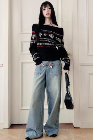 Pure Stardust Wide-Leg Pants