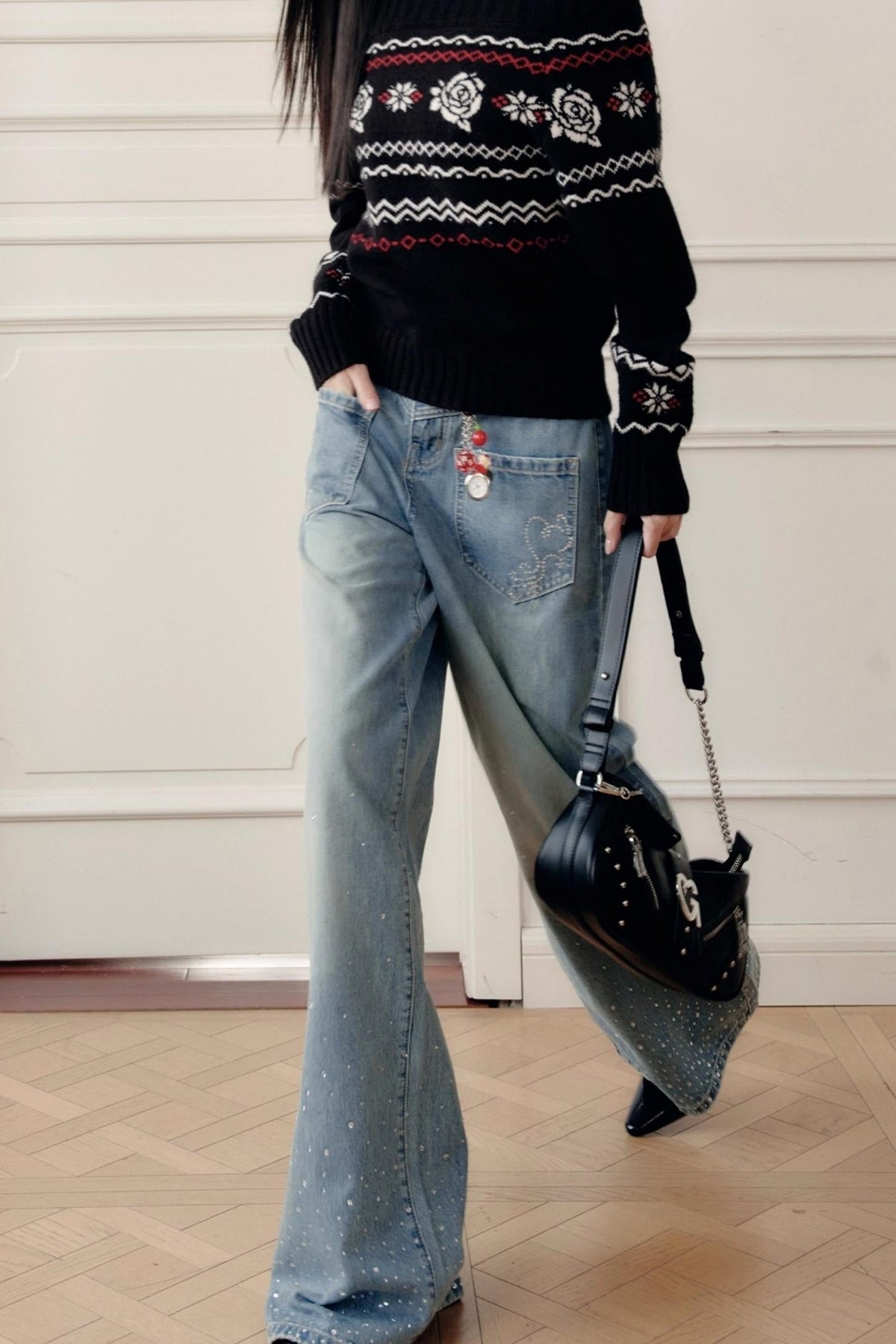 Pure Stardust Wide-Leg Pants