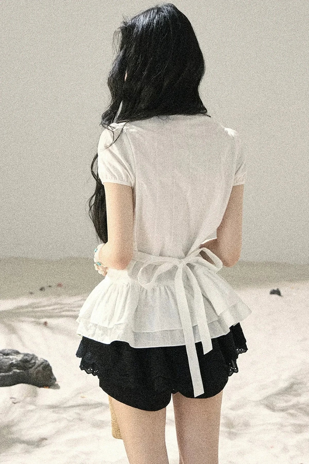 Pure White Ruffled Blouse