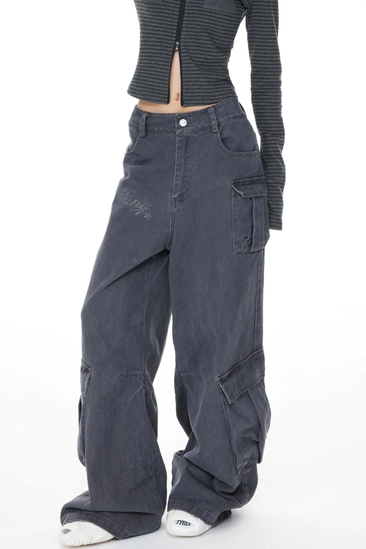 Purple Cargo Pants