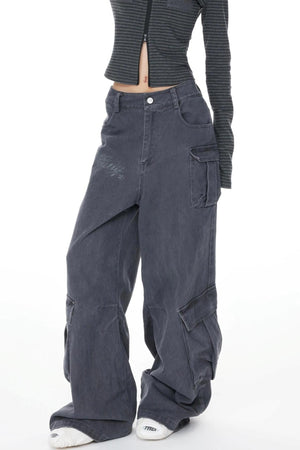 Purple Cargo Pants