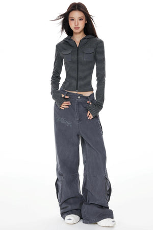 Purple Cargo Pants