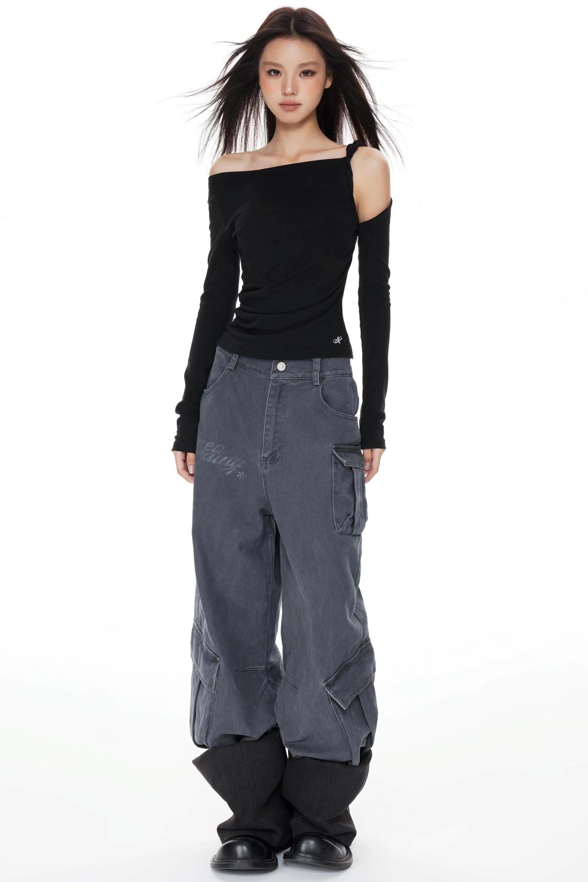 Purple Cargo Pants