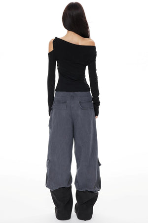 Purple Cargo Pants