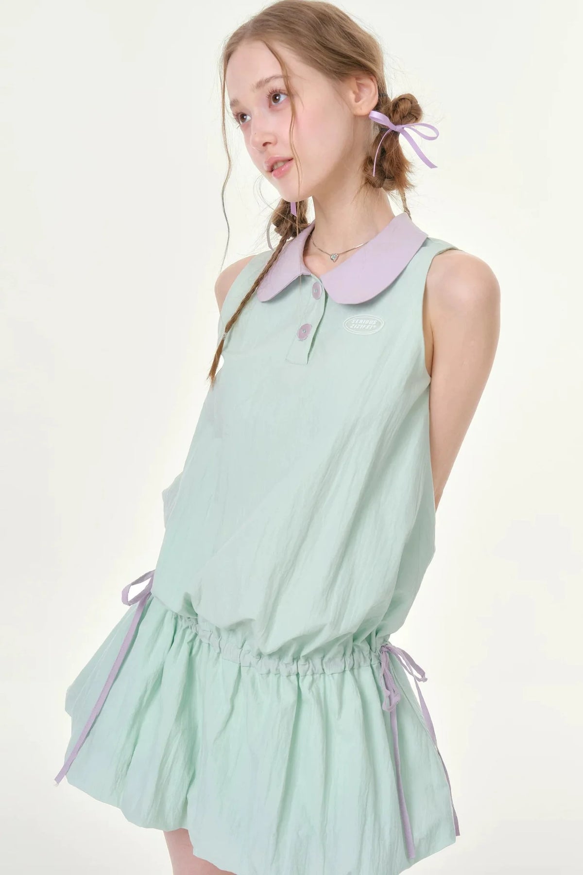 Purple Mint Sleeveless Dress