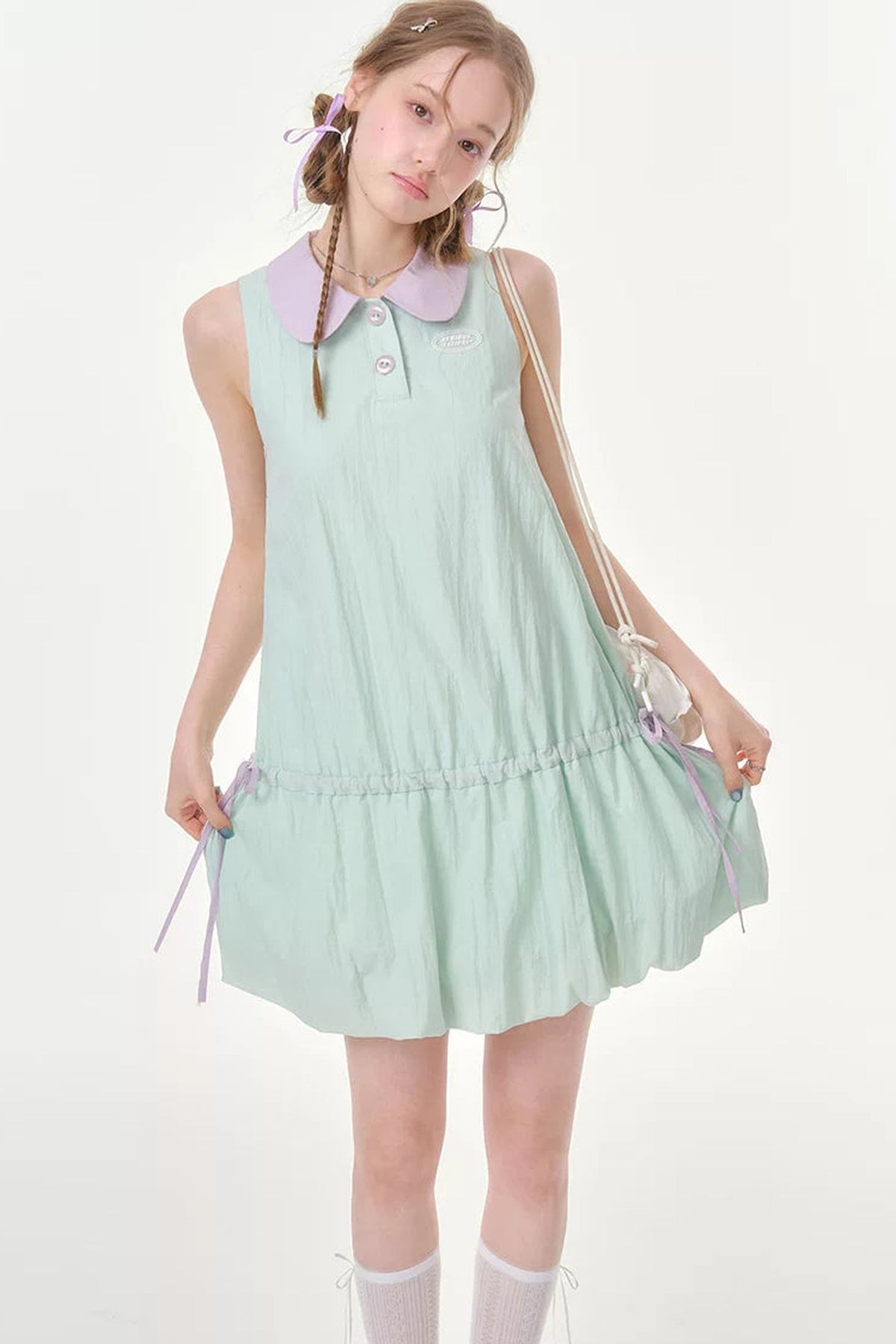 Purple Mint Sleeveless Dress