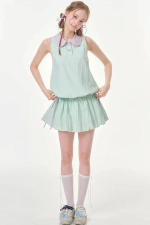 Purple Mint Sleeveless Dress