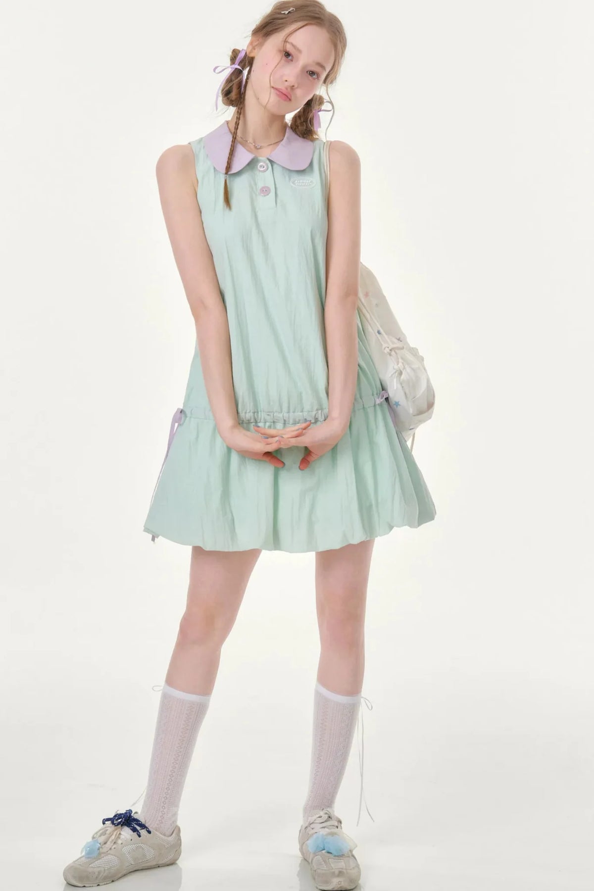 Purple Mint Sleeveless Dress