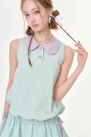Purple Mint Sleeveless Dress