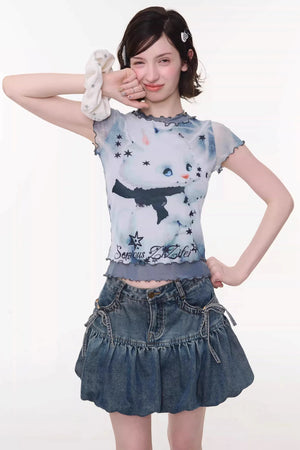 Rabbit Dream Mesh Top