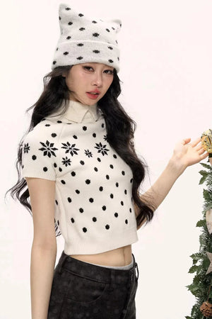 Rabbit Fur Cat Ear Hat