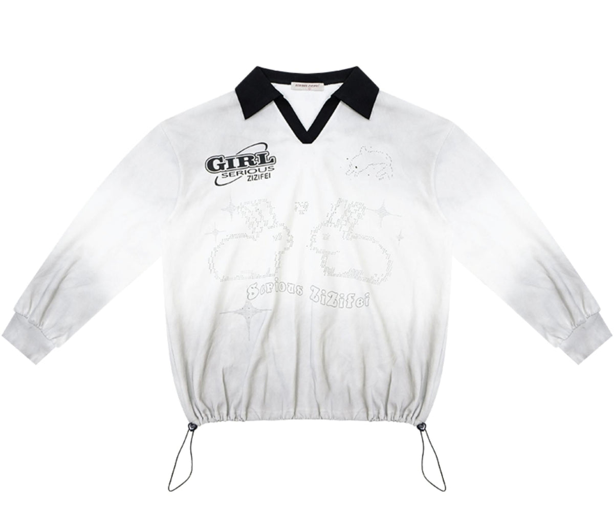 Rabbit Print Sporty Sweatshirt