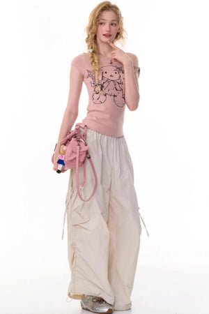 Rabbit Print Top