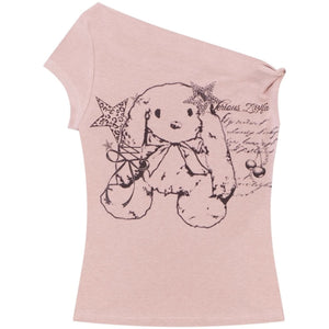 Rabbit Print Top