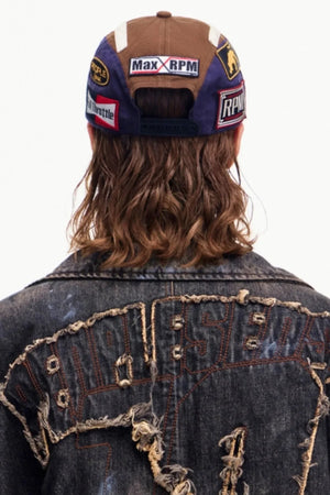 Racing Embroidered Baseball Cap
