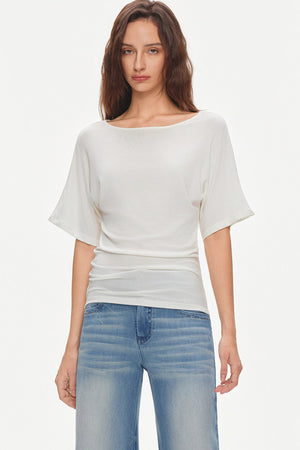 Raglan Batwing Knit Top