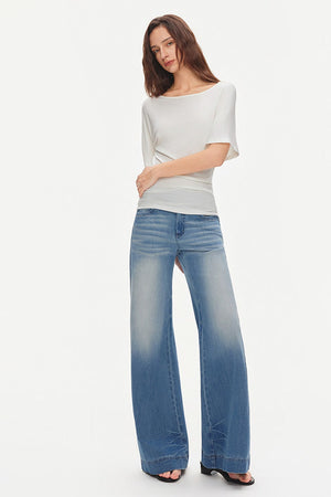 Raglan Batwing Knit Top