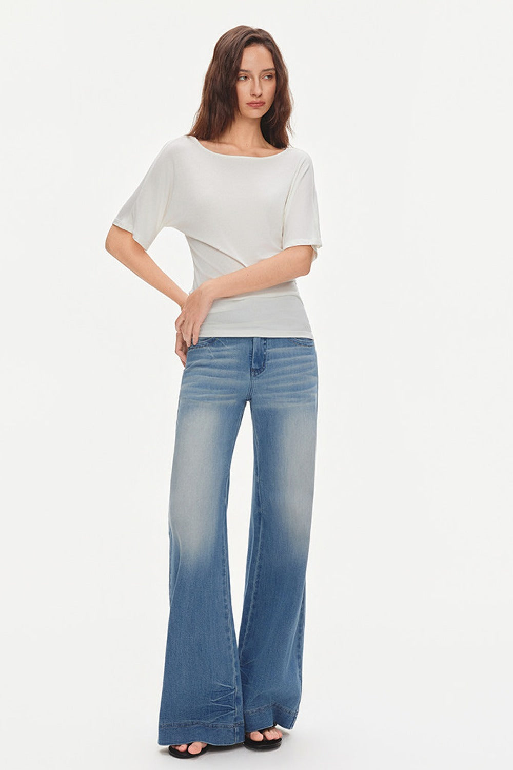 Raglan Batwing Knit Top