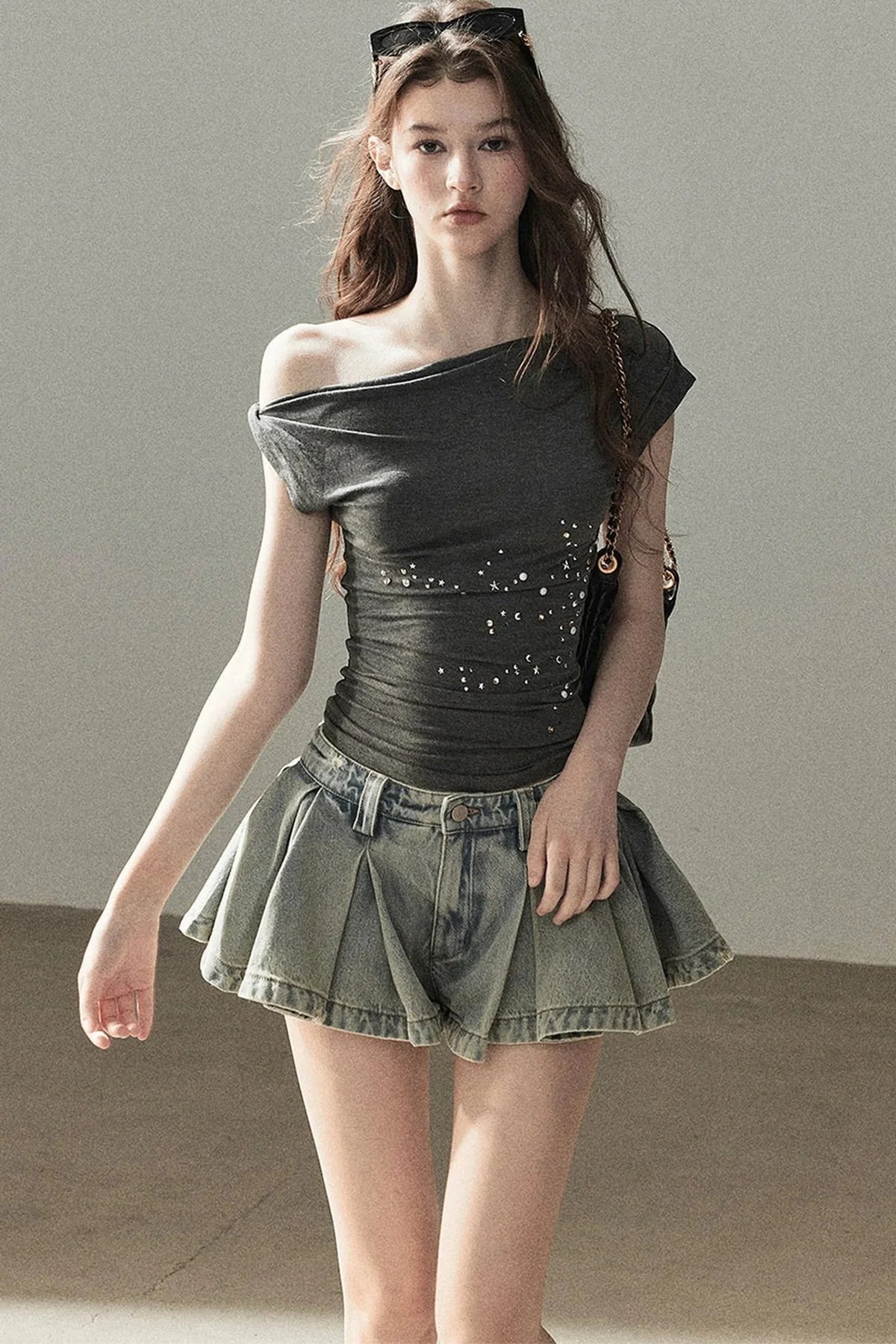 Raindrops On Glass Sleeveless Top