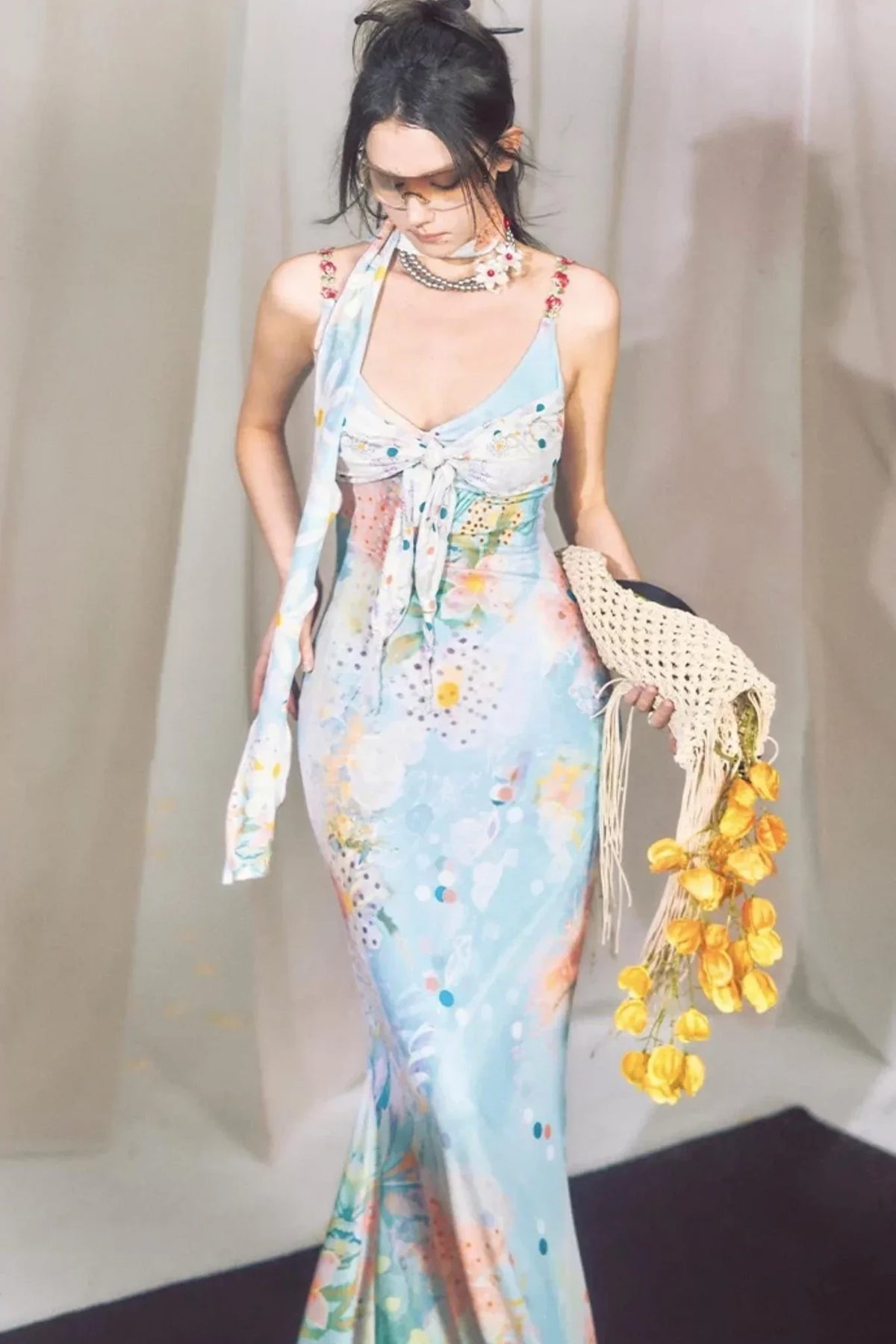 Rampo Resort Printed Dress Set-Up