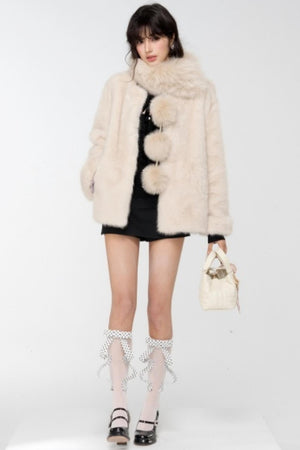 Real Fox Fur Collar Scarf