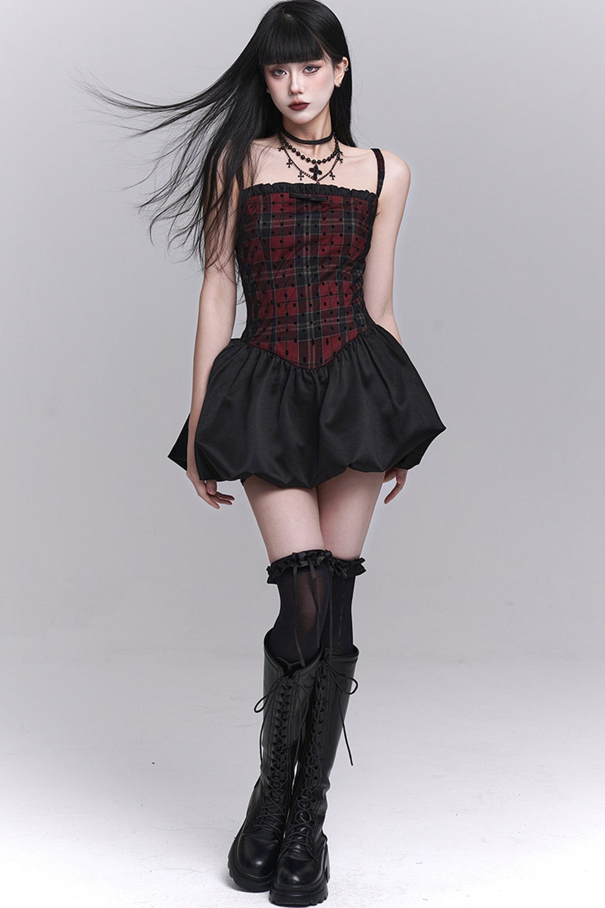 Red and Black Ballet Dress