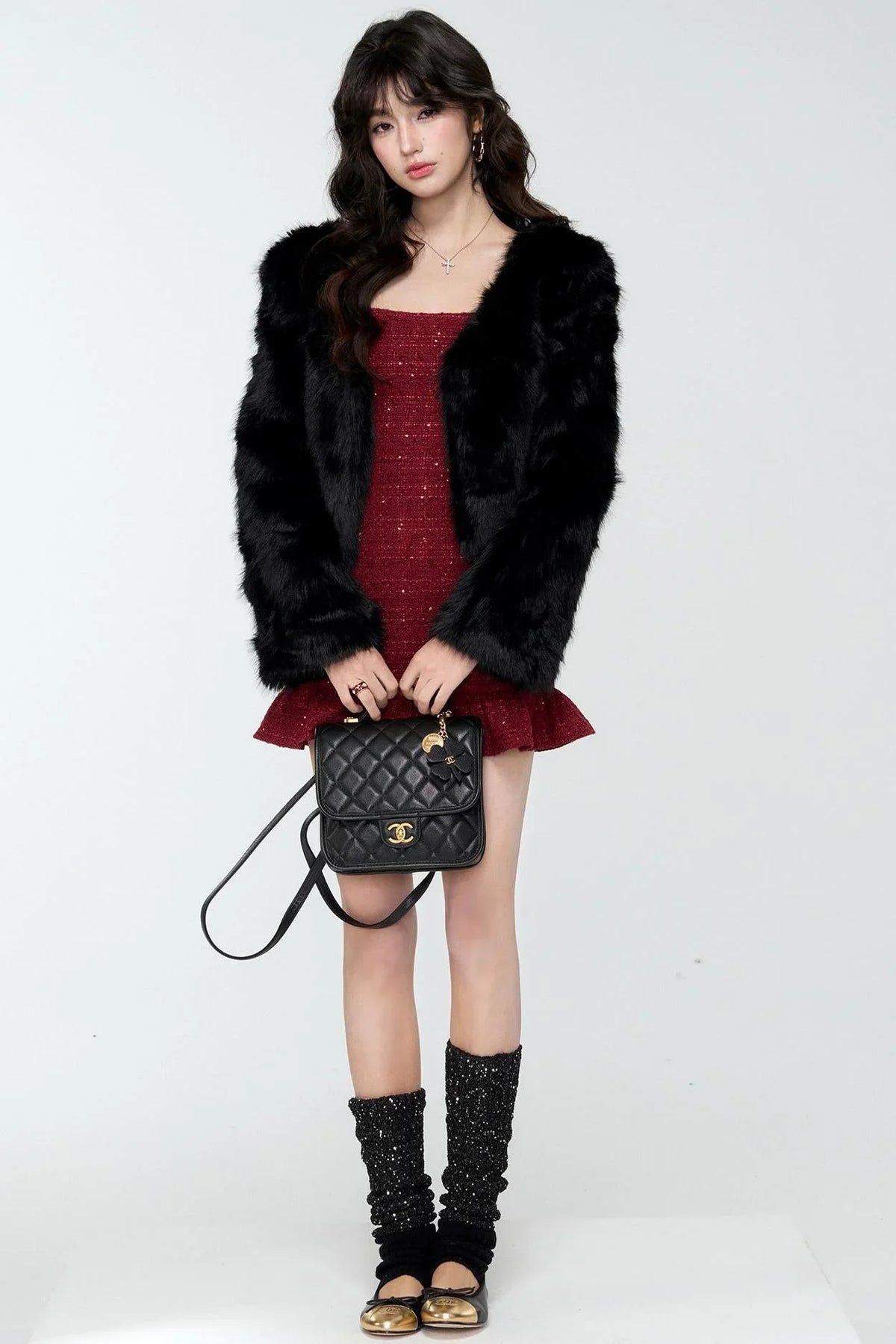 Red Chanel Princess Dress Set-Up