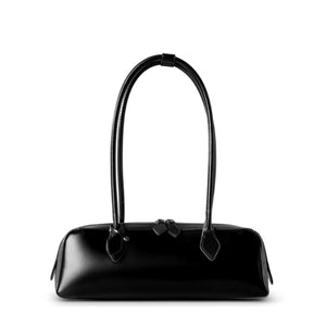 Red Cowhide Shoulder Bag