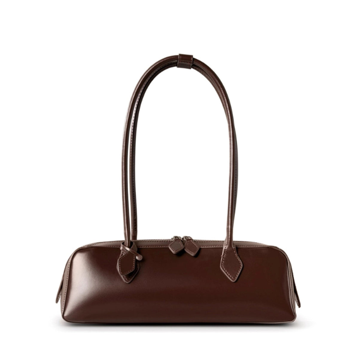Red Cowhide Shoulder Bag