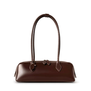 Red Cowhide Shoulder Bag