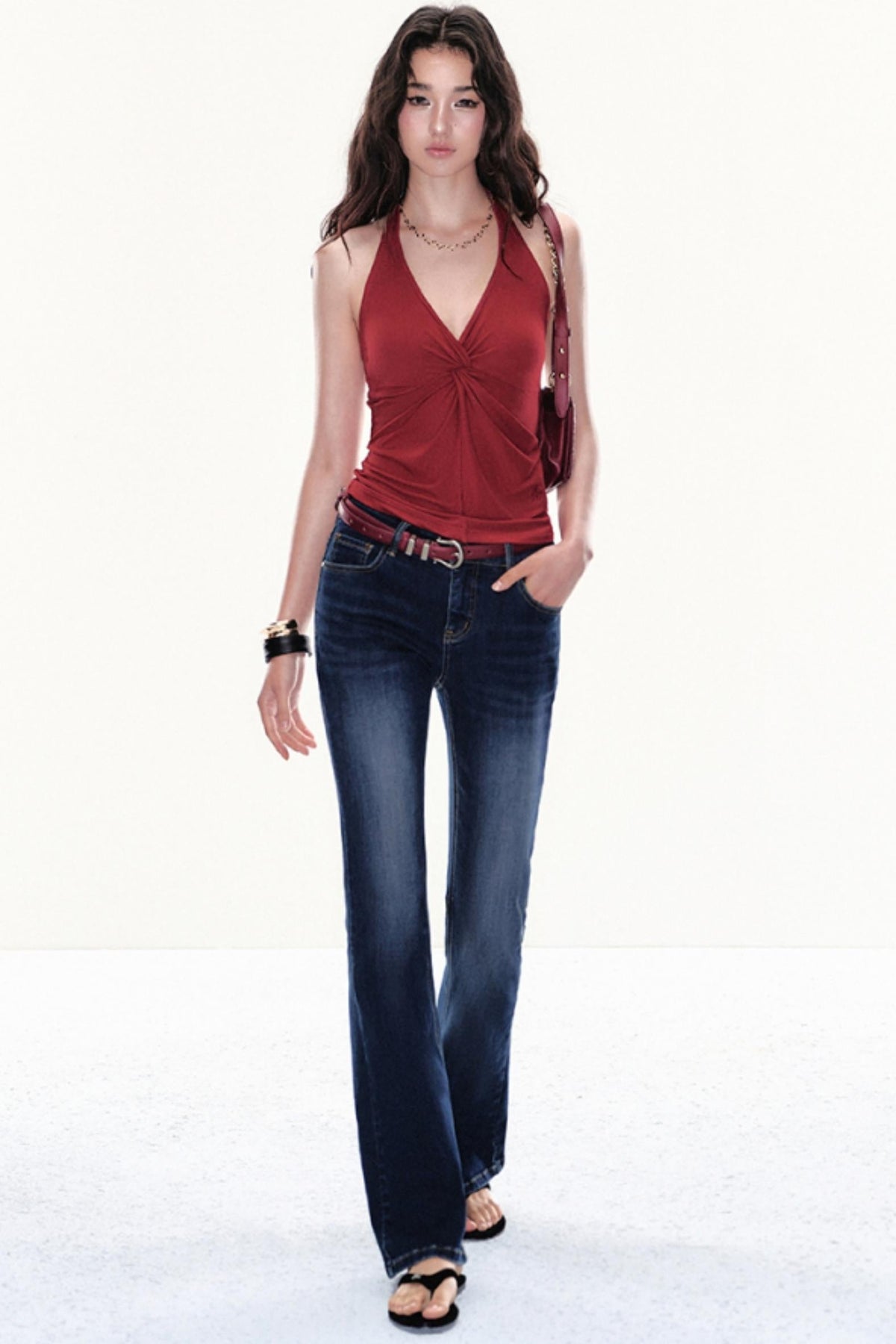 Red Double Belt