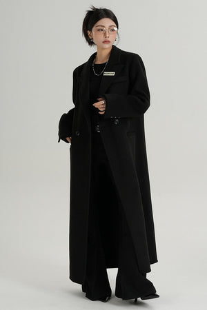 Red Reversible Tweed Coat