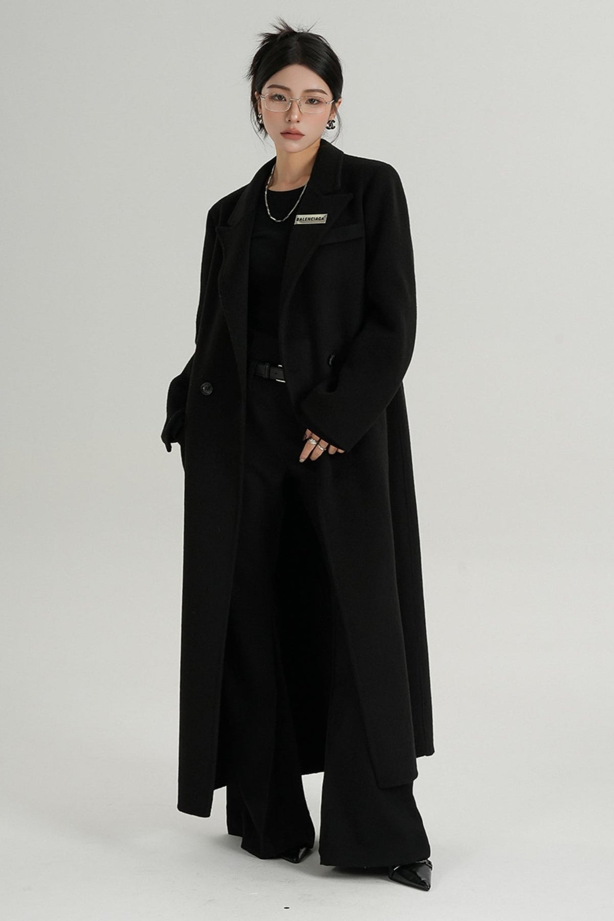 Red Reversible Tweed Coat