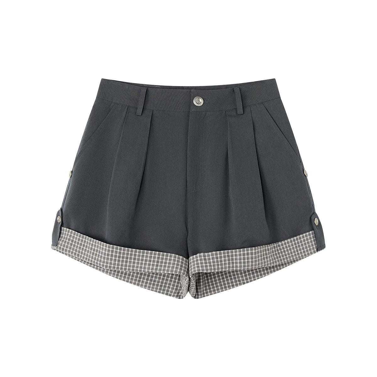 Refreshing Sea Plaid Shorts