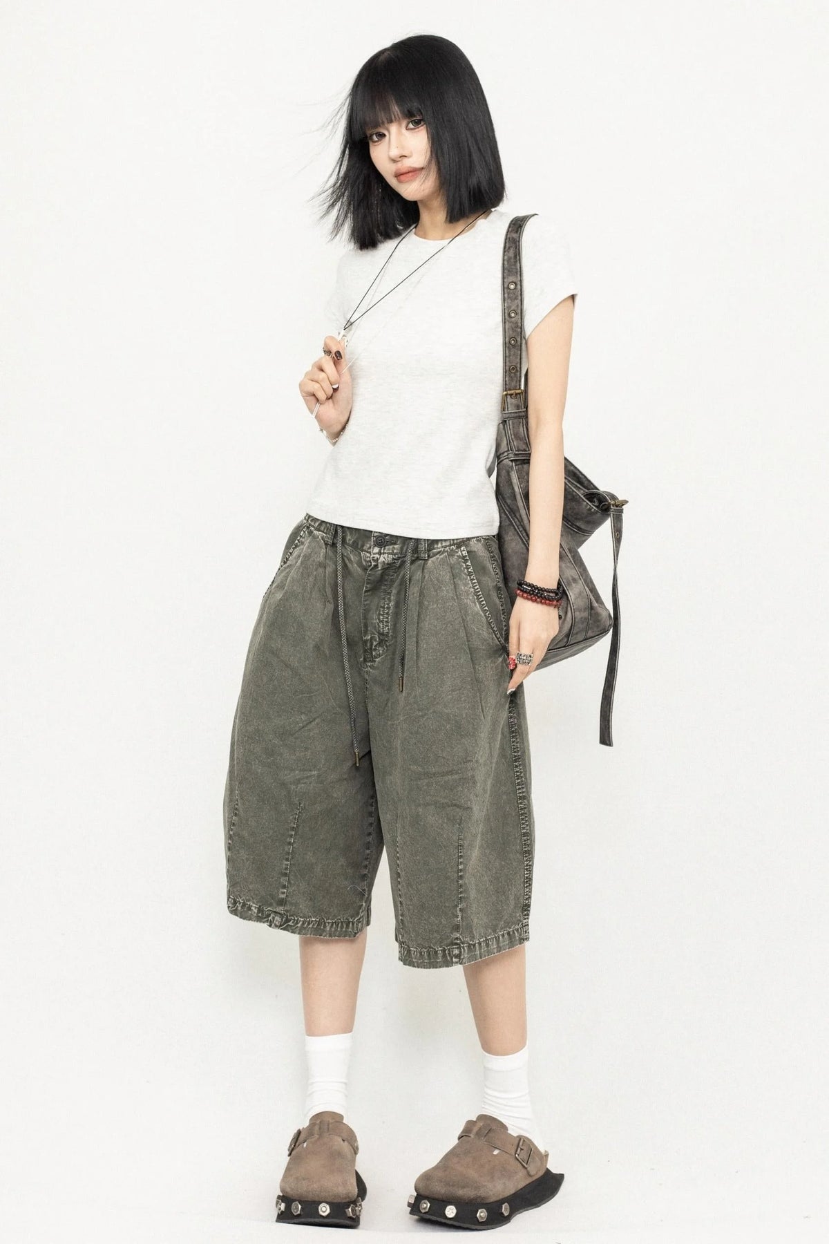 Relax Wide-Leg Shorts