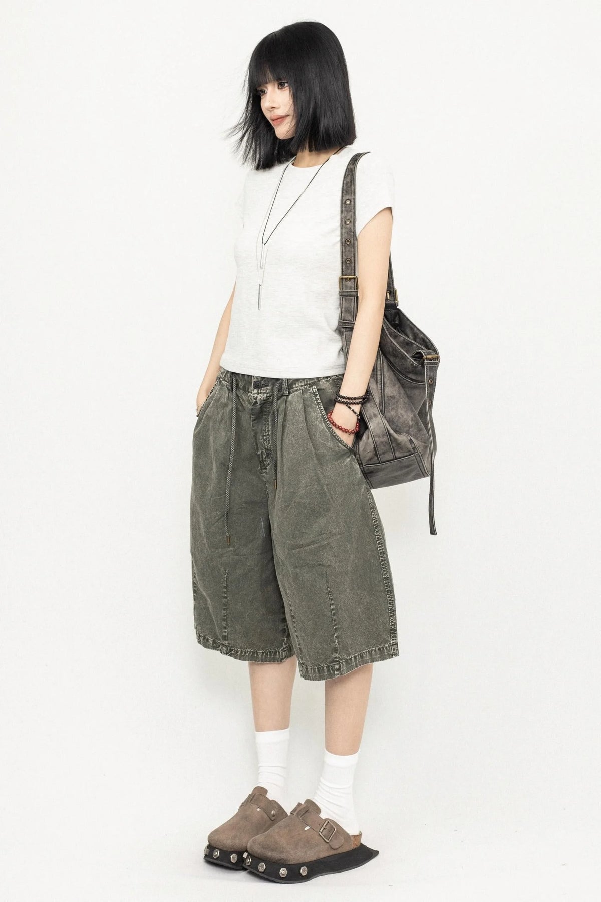Relax Wide-Leg Shorts