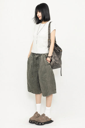 Relax Wide-Leg Shorts