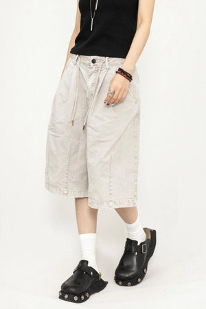 Relax Wide-Leg Shorts